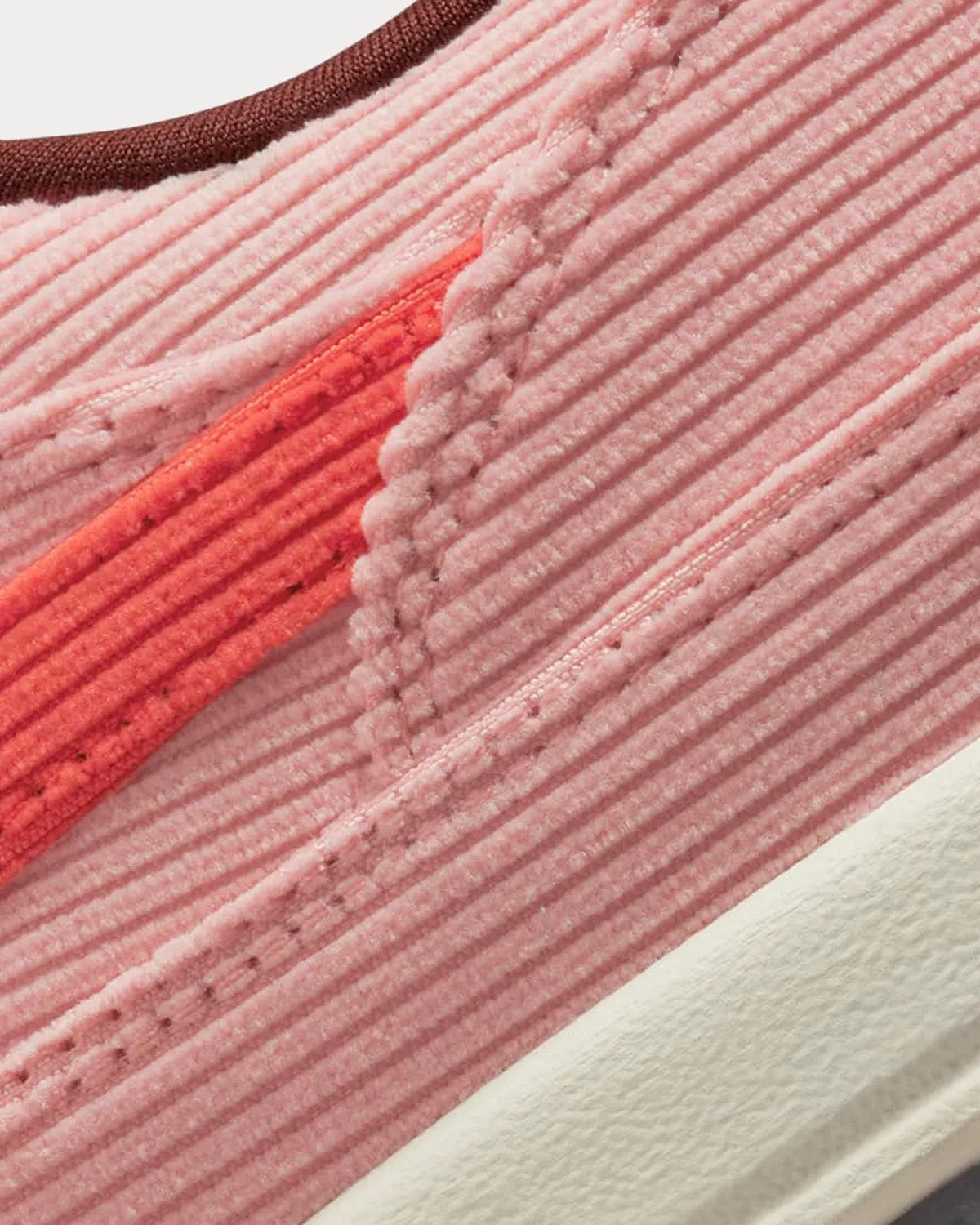 Air Max 1 Coral Stardust Corduroy Low Top Sneakers