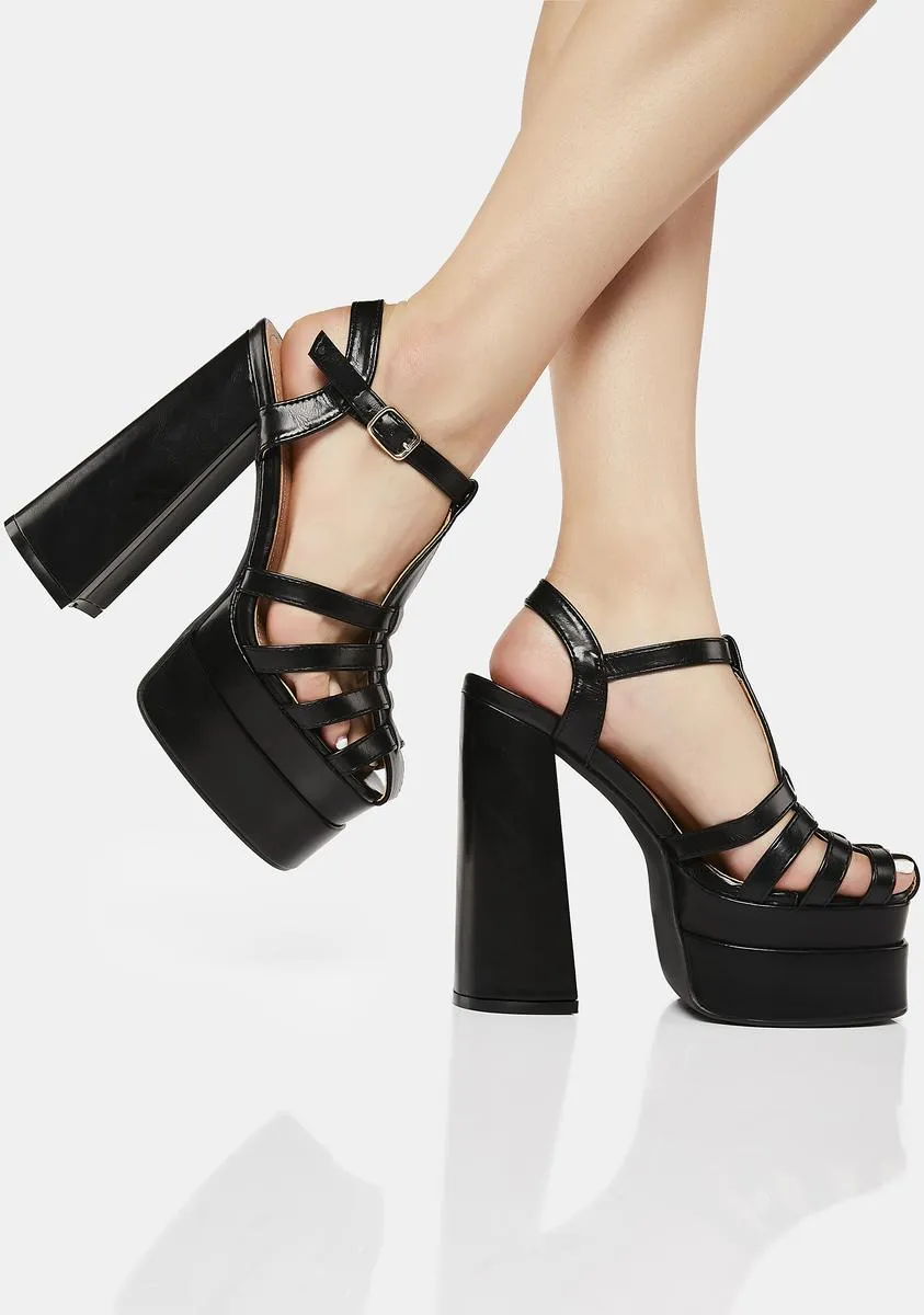 Being In Love Platform Heels