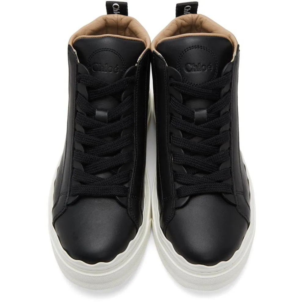 ChloÃ© Black Lauren High-Top Sneakers