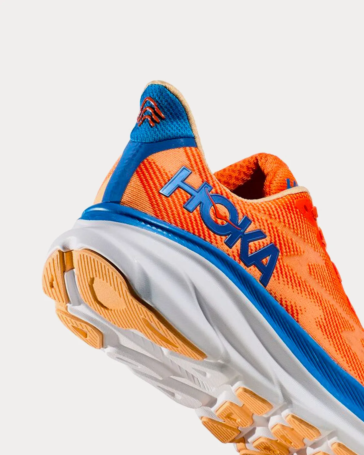 Clifton 9 Vibrant Orange / Impala Running Shoes