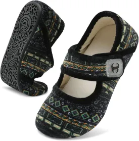 Comfy House Slippers for Women & Men - Wide Diabetic Sock Slippers, Soft & Cozy Barefoot House Shoes