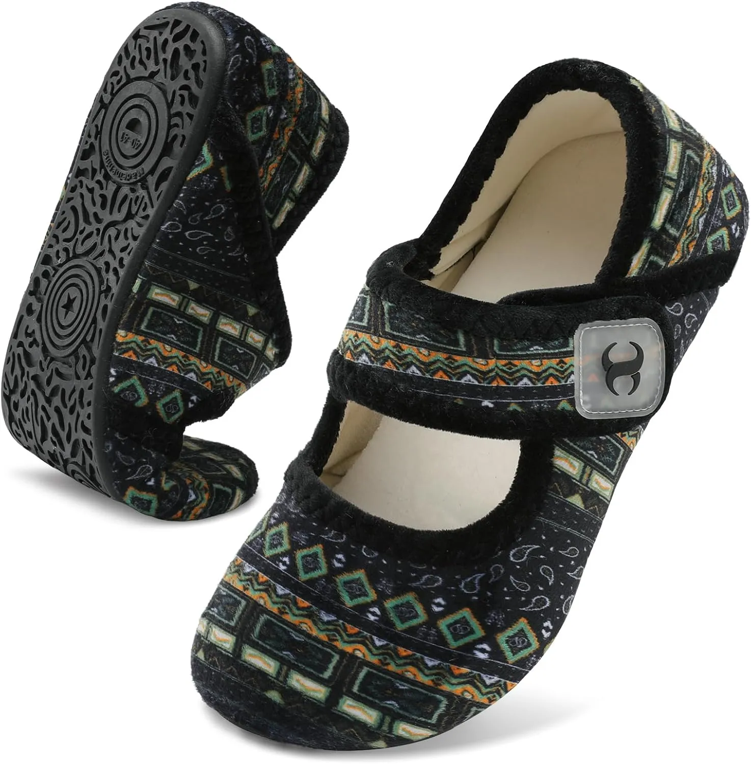 Comfy House Slippers for Women & Men - Wide Diabetic Sock Slippers, Soft & Cozy Barefoot House Shoes