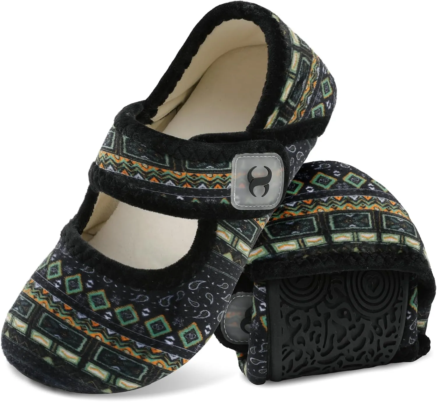 Comfy House Slippers for Women & Men - Wide Diabetic Sock Slippers, Soft & Cozy Barefoot House Shoes