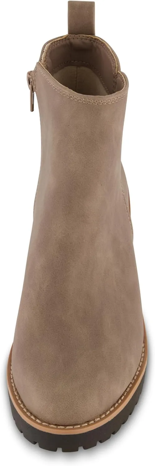 CUSHIONAIRE Women's Ilena wedge boot  Memory Foam, Wide Widths Available
