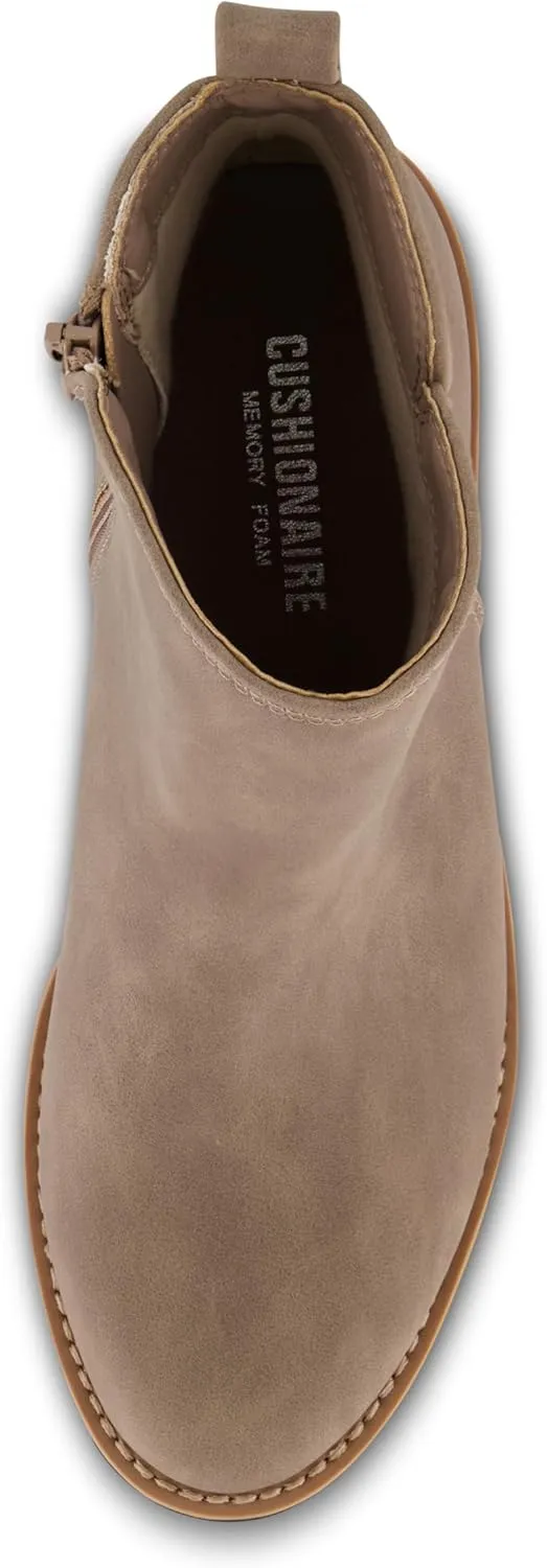 CUSHIONAIRE Women's Ilena wedge boot  Memory Foam, Wide Widths Available