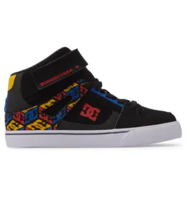 DC Pure High Top Lace Hightop in Black Red Print: Size 11 to 7