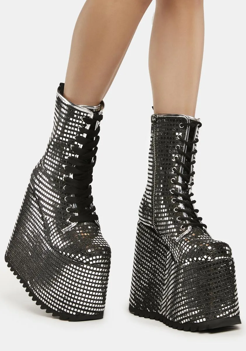Disco Fusion Platform Boots