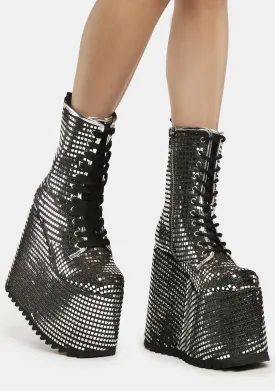 Disco Fusion Platform Boots