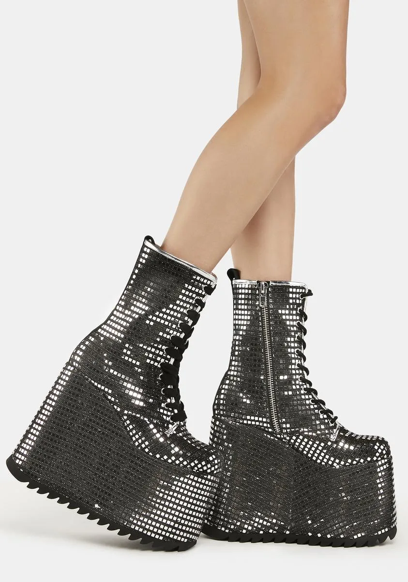 Disco Fusion Platform Boots