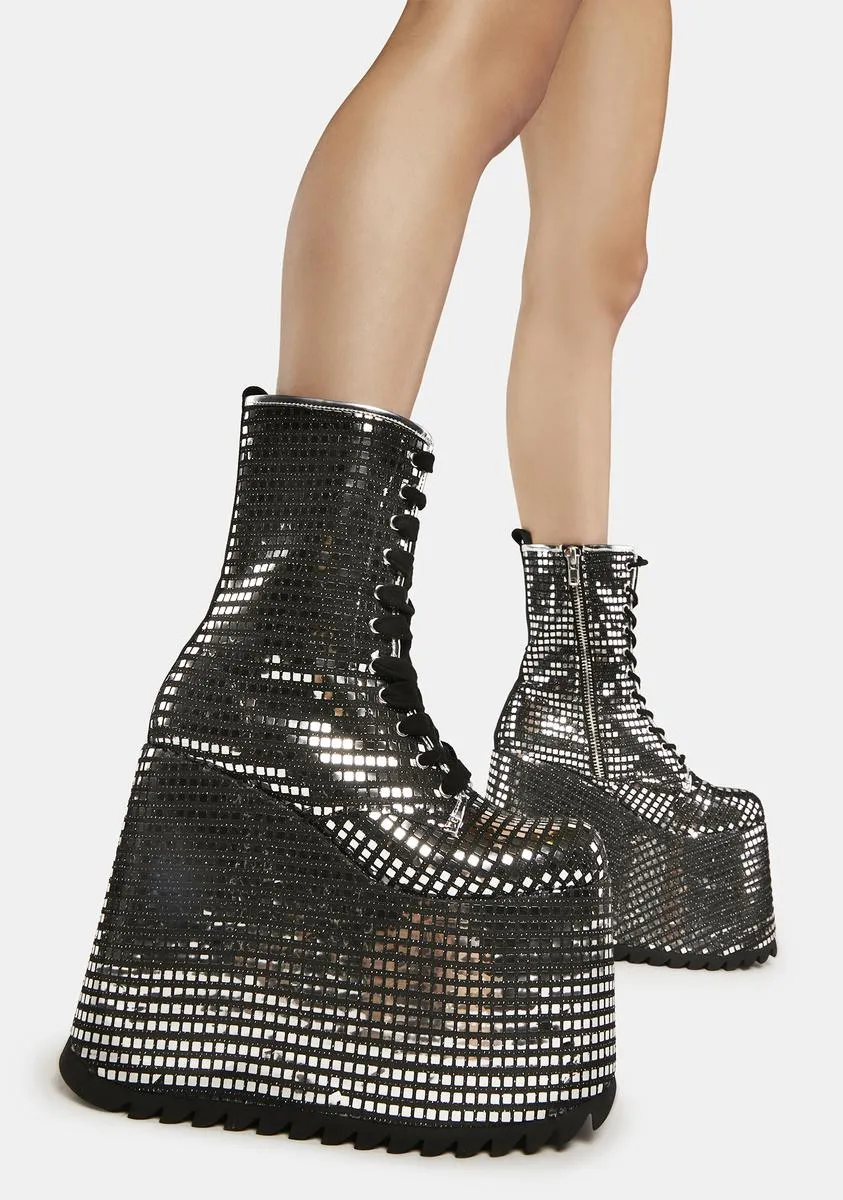 Disco Fusion Platform Boots