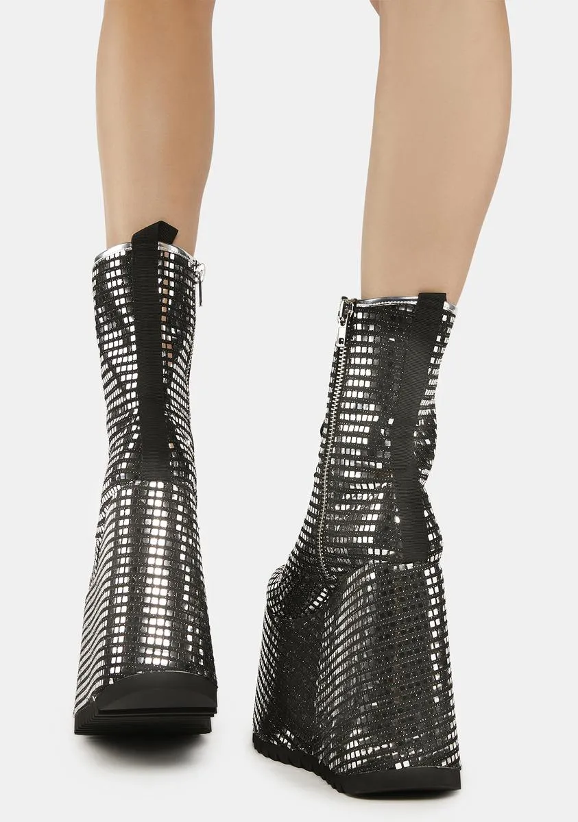 Disco Fusion Platform Boots