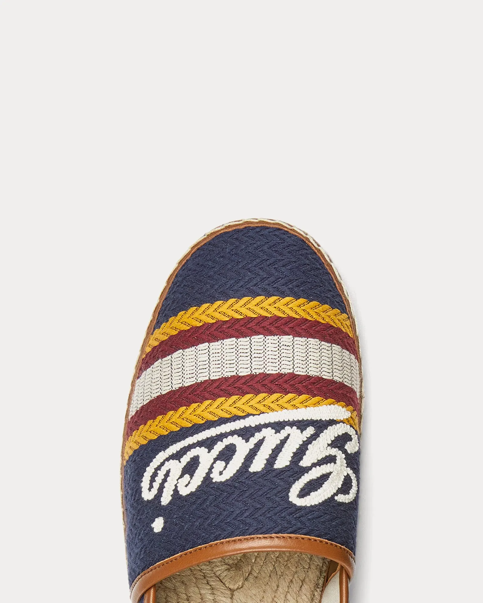 Espadrille with Gucci Script Blue / Multi Slip Ons