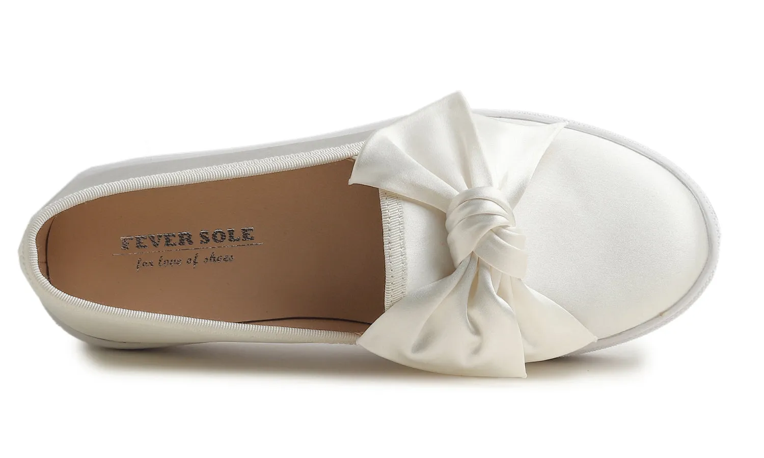 Feversole Women's Casual Slip On Sneaker Fashion Bow Tie Loafer Flats Silky