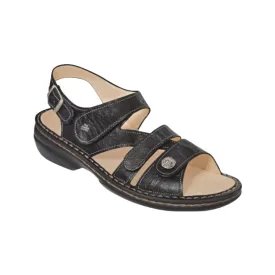 Finn Comfort Women's Gomera-S - Black Leather