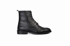FOOT FEDERATION DERBY CAP-TOE WOMEN'S BOOT BLACK