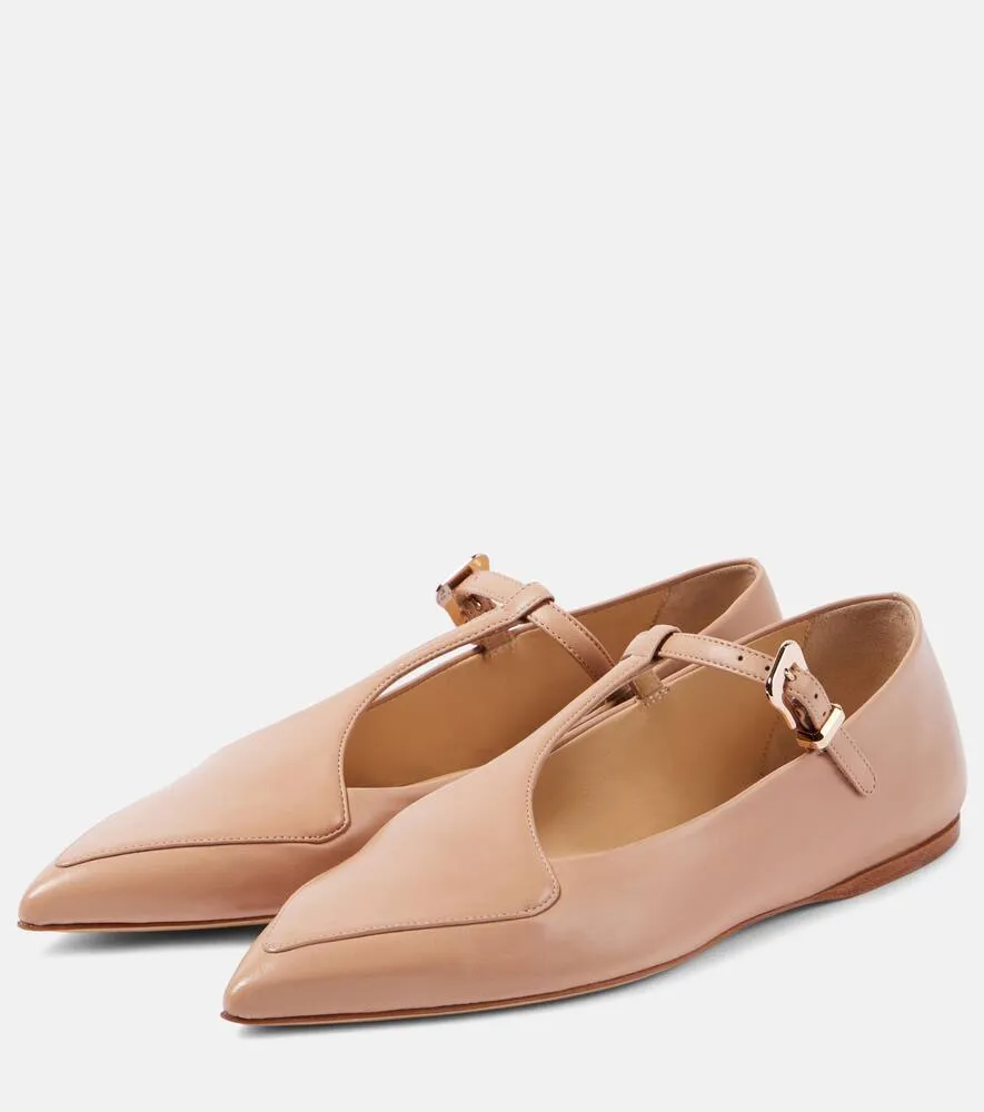 Gabriela Hearst Liv leather ballet flats