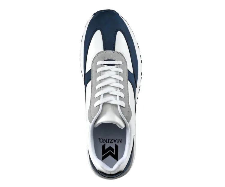 Gallium Blue Elegance Men's Navy Blue Casual Sneakers