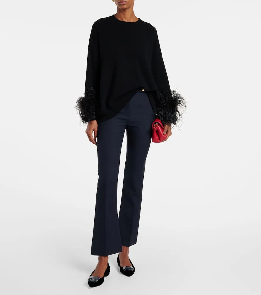 Gianvito Rossi Jaipur velvet ballet flats