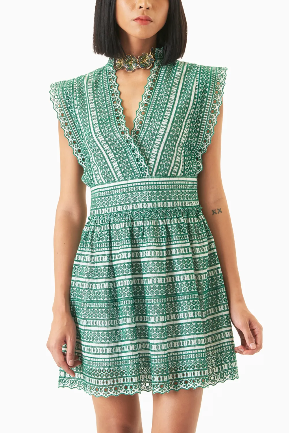 Green Celine Dress
