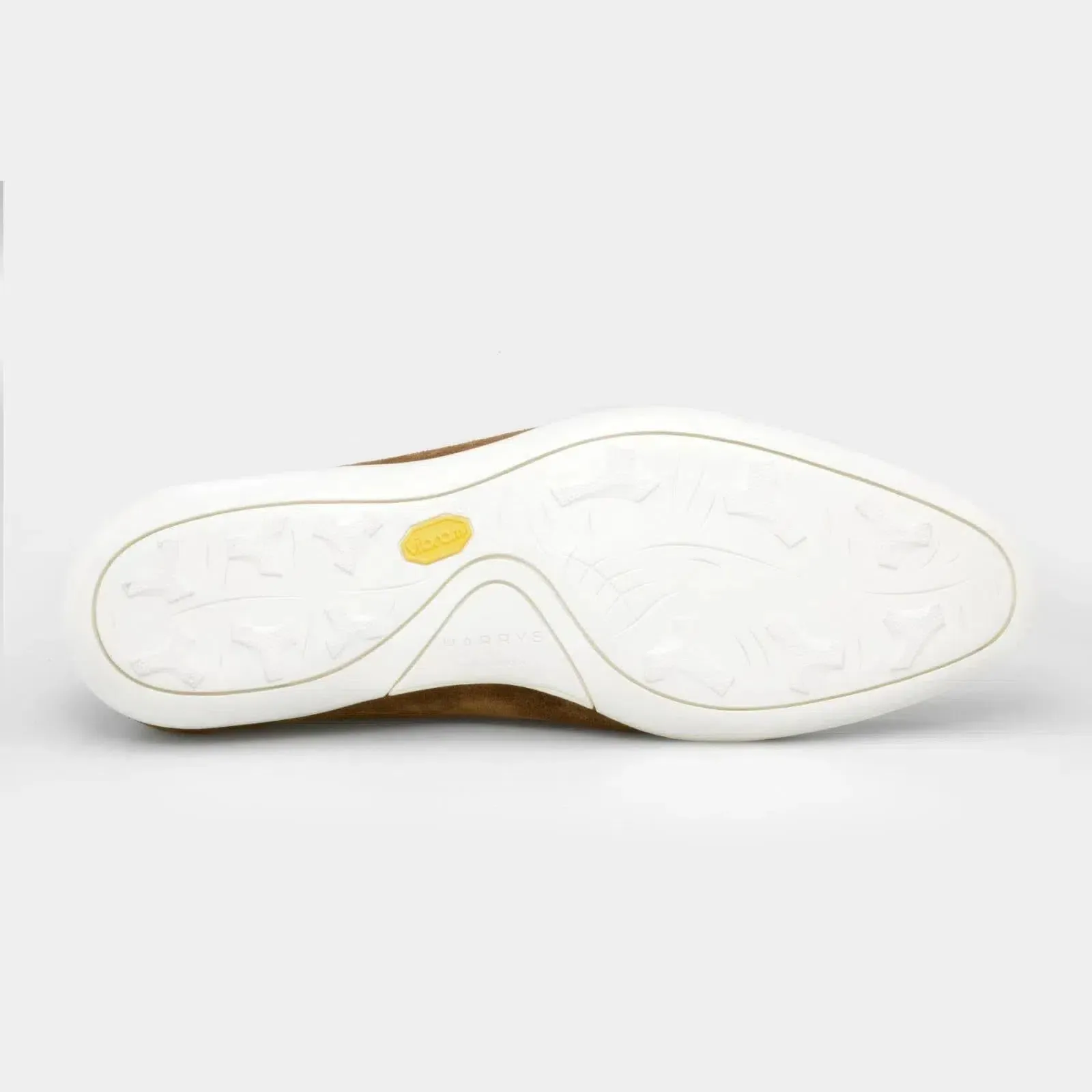Harrys Of London Basel Deck Suede Shoe Chestnut