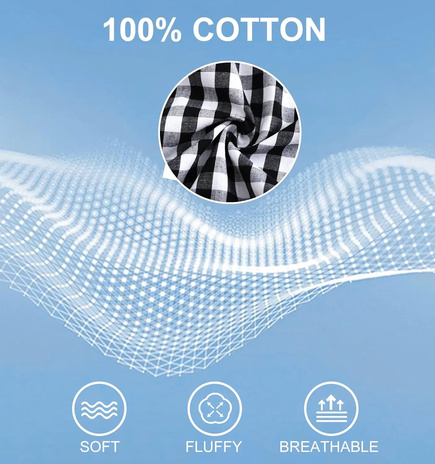 HOdo Big and Tall Mens Cotton Button Down Shirt 2XL-6XL