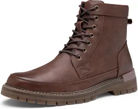 Jousen Mens Boots Casual Motorcycle Boot for Men Chukka Zipper Combat Botas Para Hombre Fashion