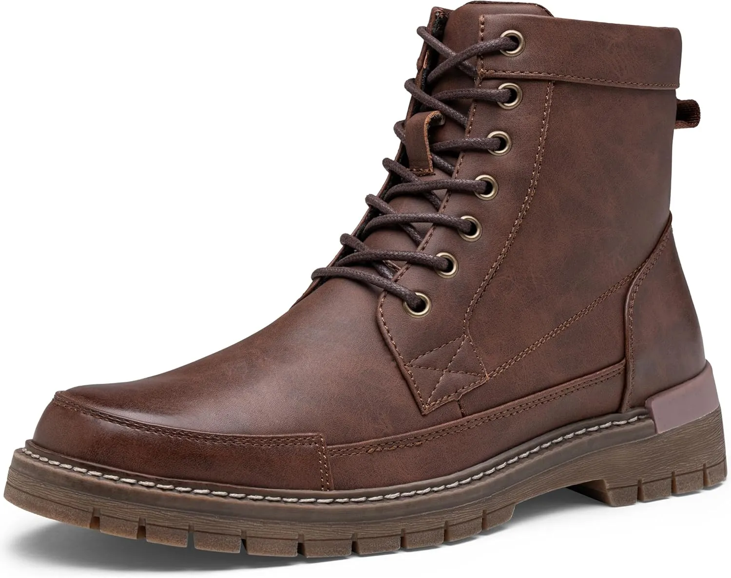 Jousen Mens Boots Casual Motorcycle Boot for Men Chukka Zipper Combat Botas Para Hombre Fashion