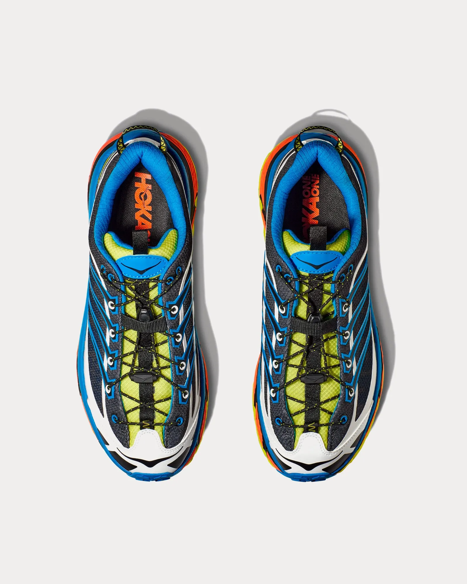 Mafate Three2 Black / Diva Blue Running Shoes