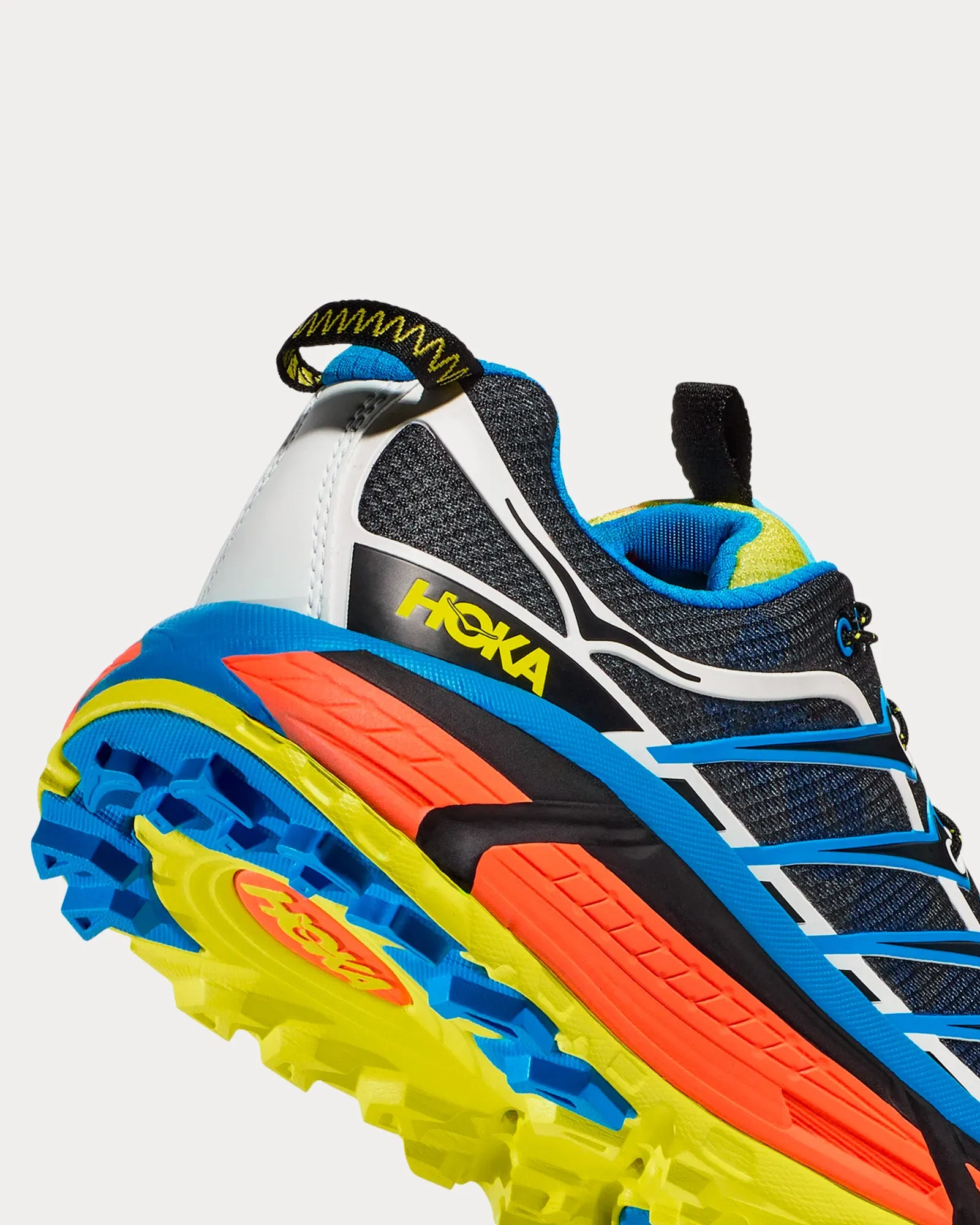 Mafate Three2 Black / Diva Blue Running Shoes