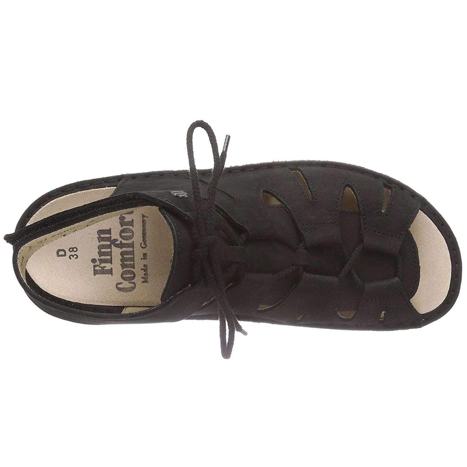 Malaga Nubuck Leather Women's Ankle Strap Sandals