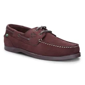Mull Ladies Deck Shoe in Merlot
