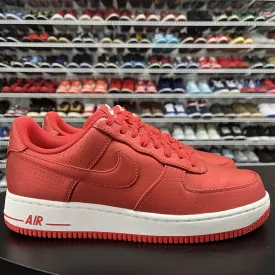 Nike Air Force 1 Low '07 LV8 Action Red White 718152-607 Men's Size 10