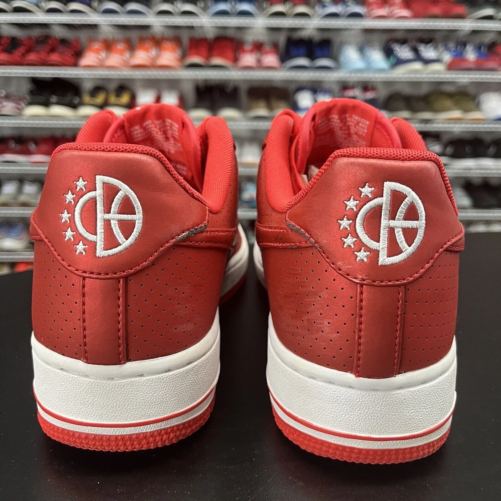 Nike Air Force 1 Low '07 LV8 Action Red White 718152-607 Men's Size 10