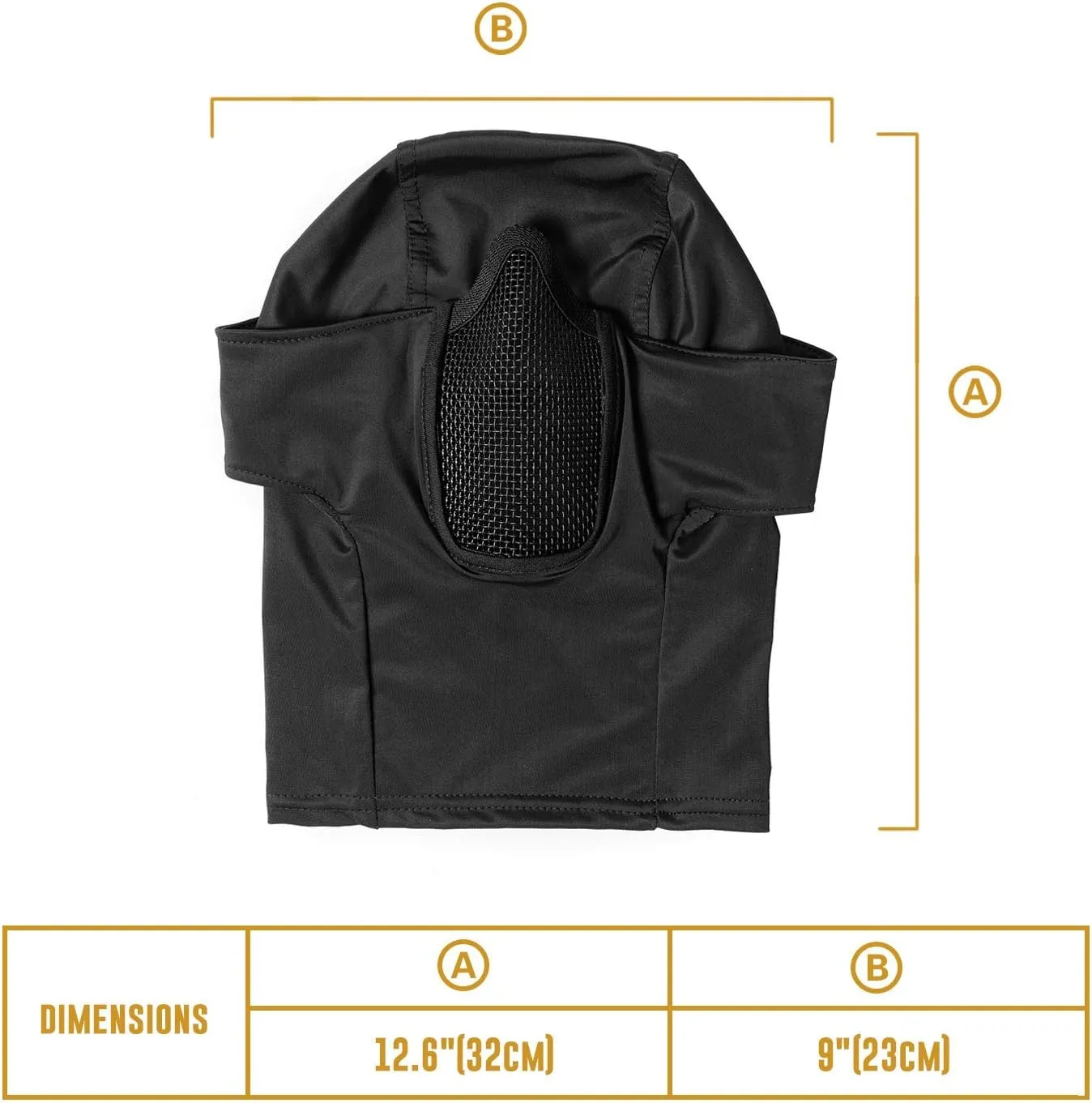 OneTigris Balaclava Mesh Mask, Ninja Tactical Mask with Full Face Protection for Outdoor