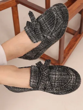 Patakha Guddi Black Handcrafted Loafers