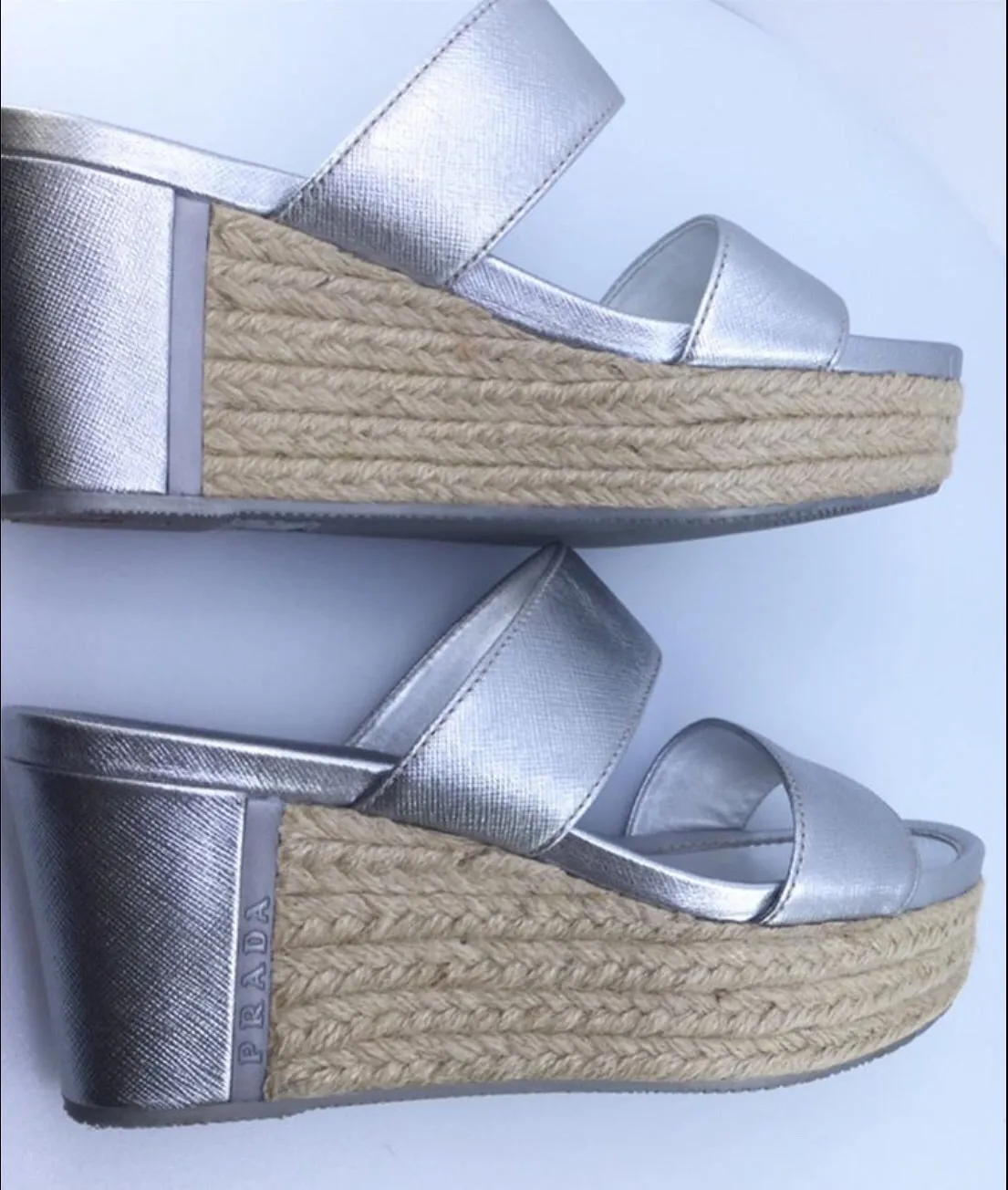 PRADA PLATFORM ESPADRILLS