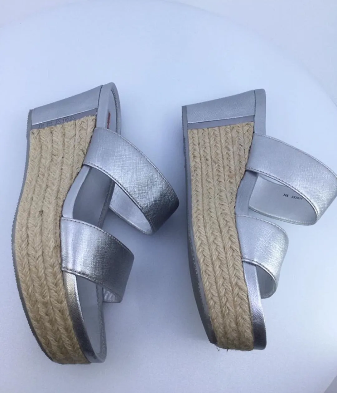 PRADA PLATFORM ESPADRILLS