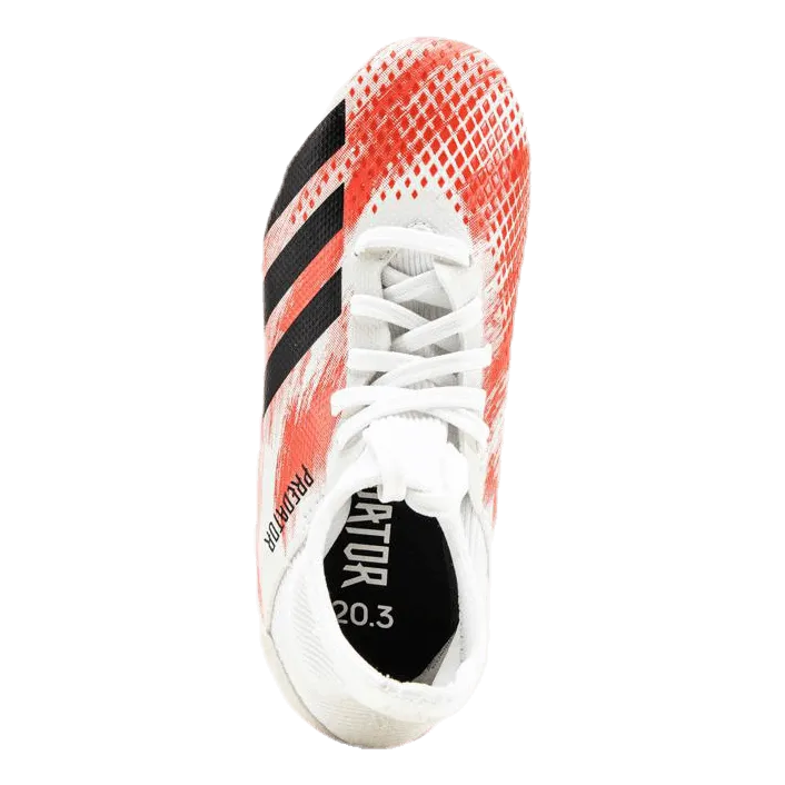 Predator 20.3 FG Junior White/Black