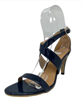 Savvy Navy strappy heel