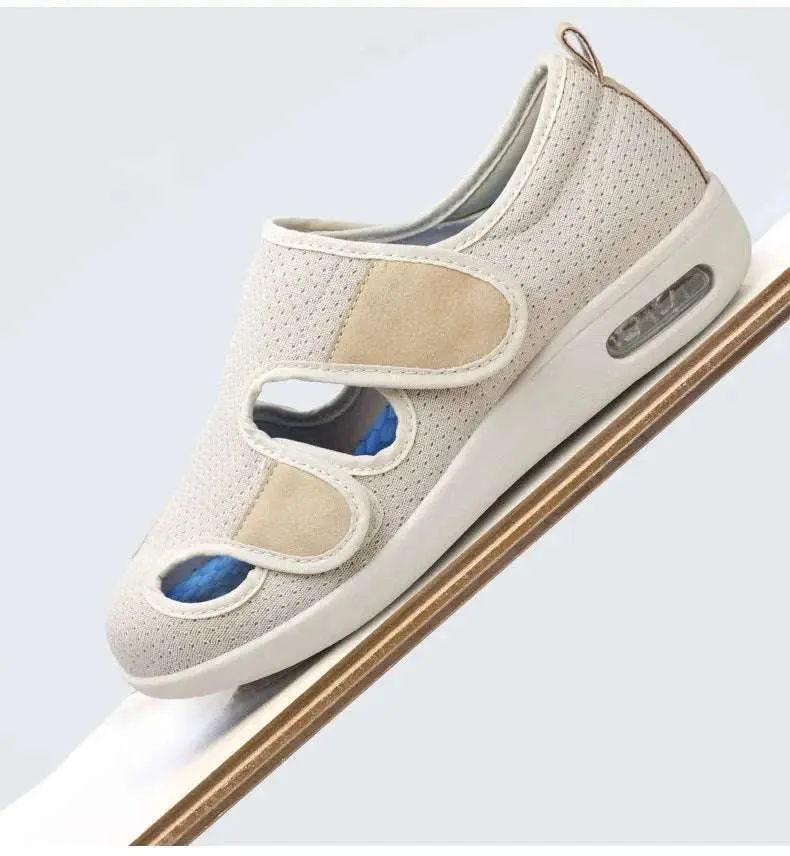 Shoes For Elderly Lady Diabetes Patien Tace Up Man Summer Portable Sandals Thumb Instep Height Foot Swelling Code Sandals
