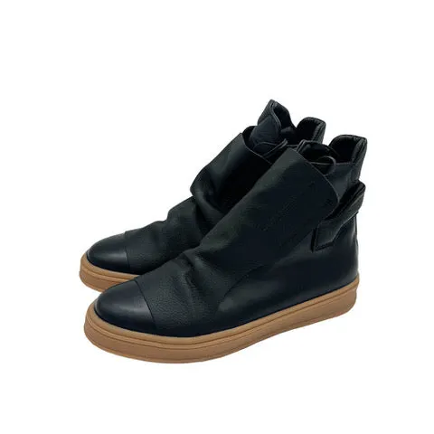 Urban Rhapsodie black leather men sneakers