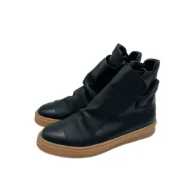 Urban Rhapsodie black leather men sneakers