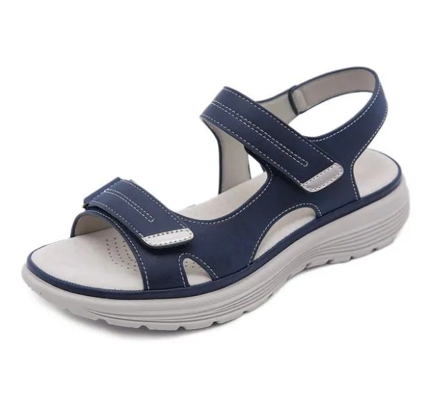 Vanccy New Women Comfortable  Ladies Slip-on Wedge Sandals