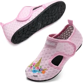 WateLves Kids Water Shoes Toddler Barefoot Swim Beach Shoes Girls Boys Breathable Quick Dry Aqua Socks