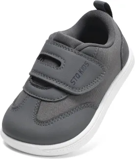 Wide Toe Box Toddler Shoes Zero Drop Boys Girls Barefoot Shoe Non-Slip Little Kids Sneakers for First Walking